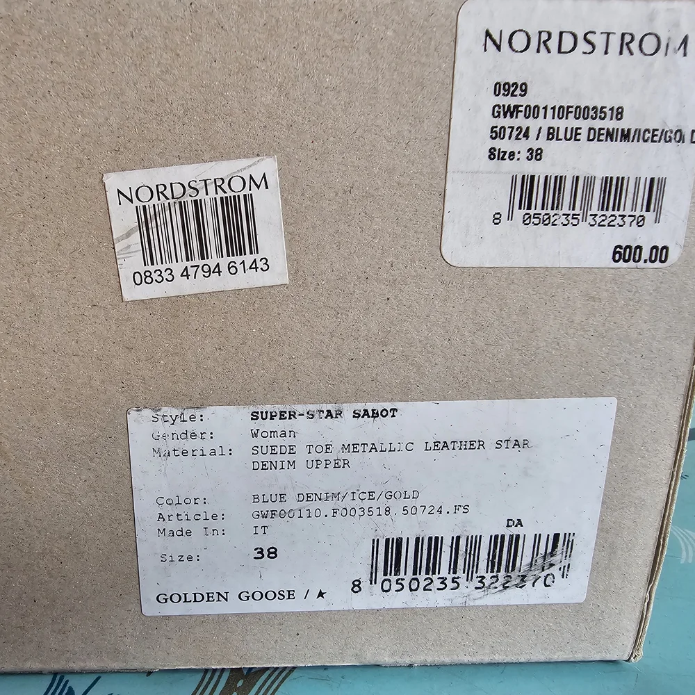 Golden Goose Navy and Gold Sneakers E - Picture 11 of 15